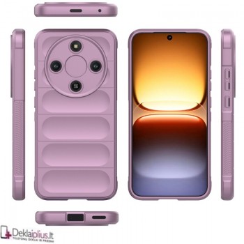 Magic Shield guminis dėklas - violetinis (Huawei Honor Magic 8 Lite) Magic Shield guminis dėklas - violetinis (Huawei Honor Magic 8 Lite)